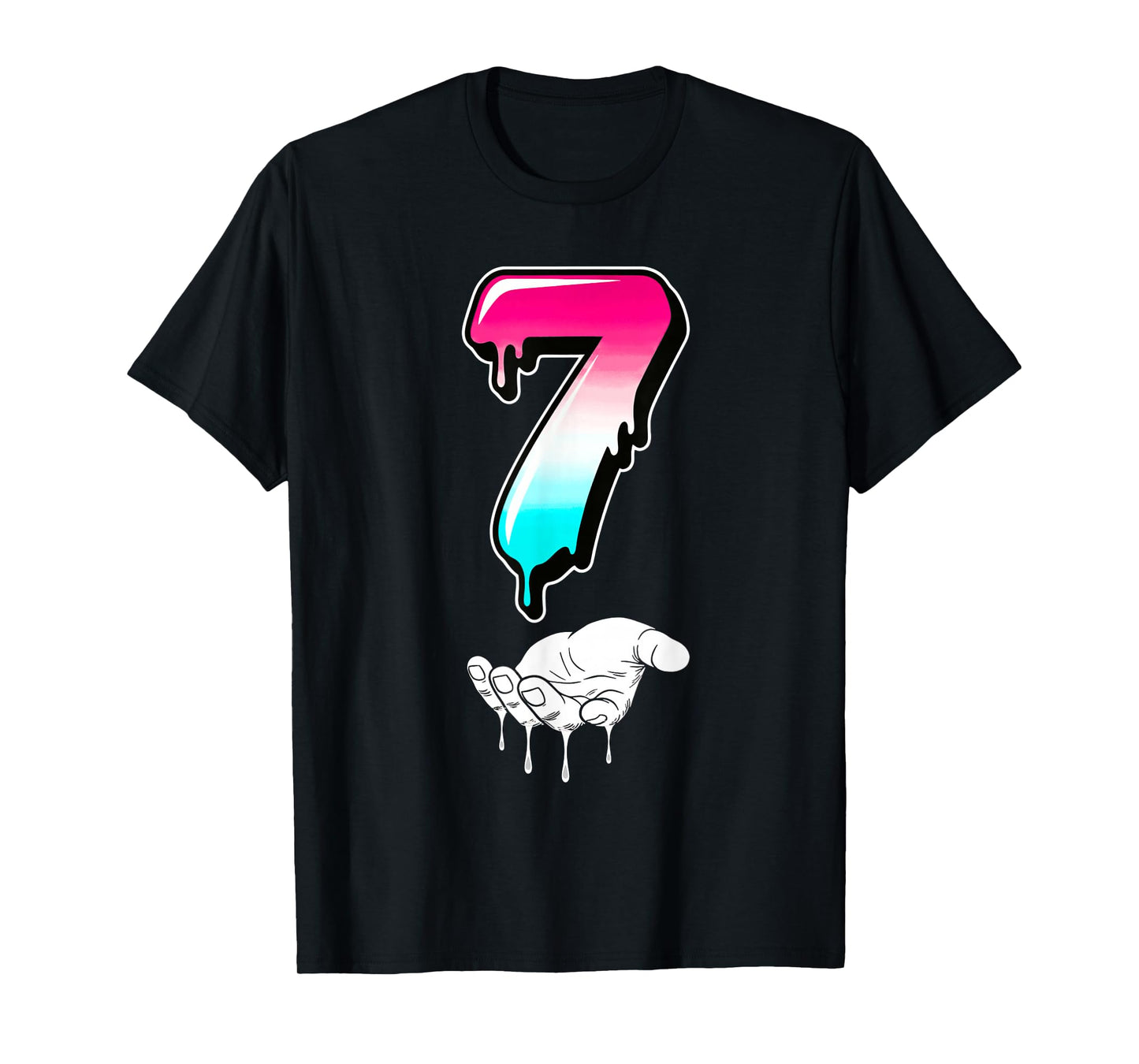 Cool Six Seven 6 7 Meme Gen Alpha Slang Costume Matching T-Shirt