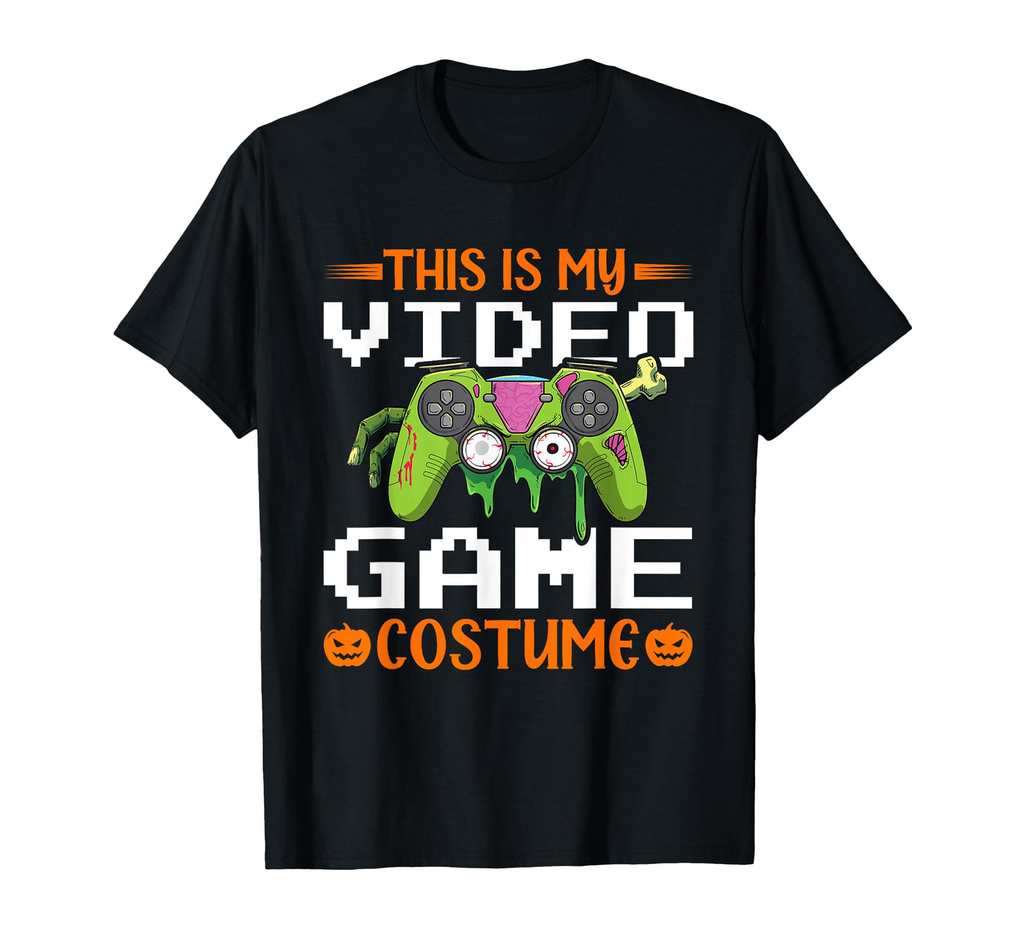 This Is My Video Game Costume, Halloween Gaming Zombie T-Shirt