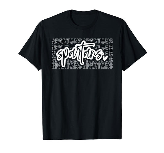 Cute Heart Spartans Sports Mascot - For Spartans Team Fan T-Shirt