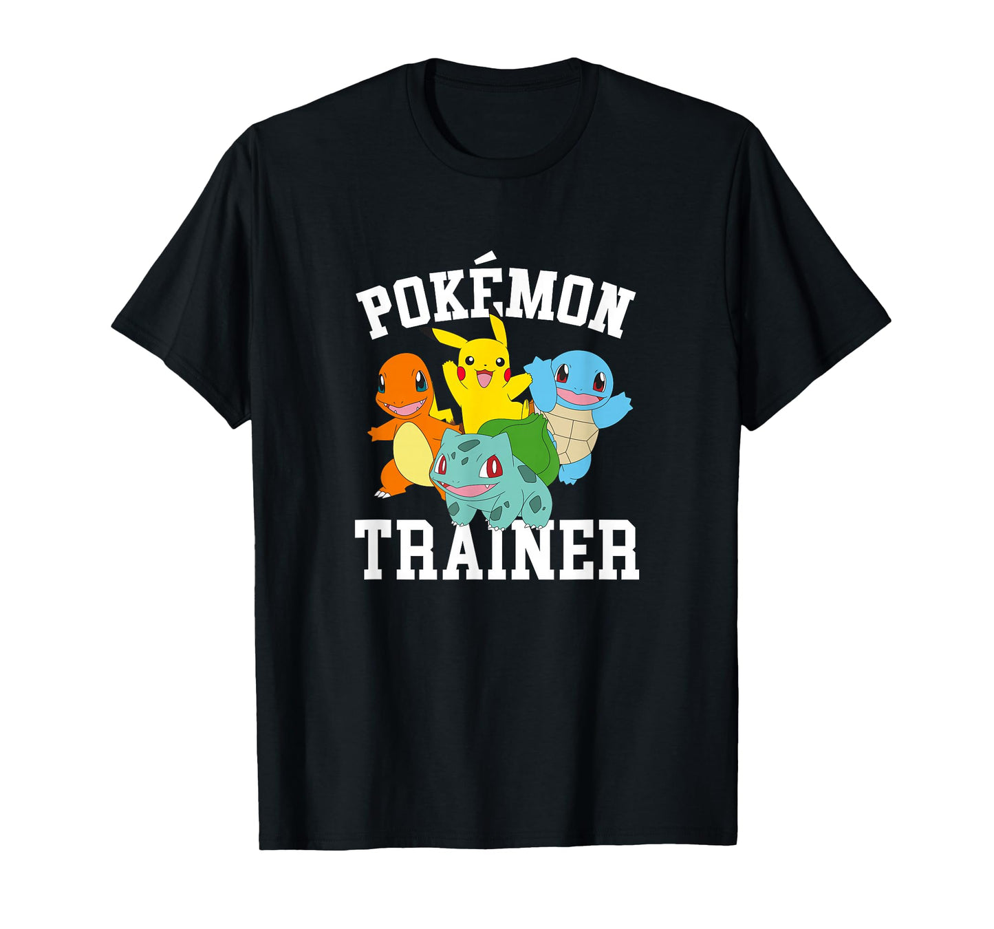 Pokémon Trainer Kanto Starters Vintage Portraits T-Shirt