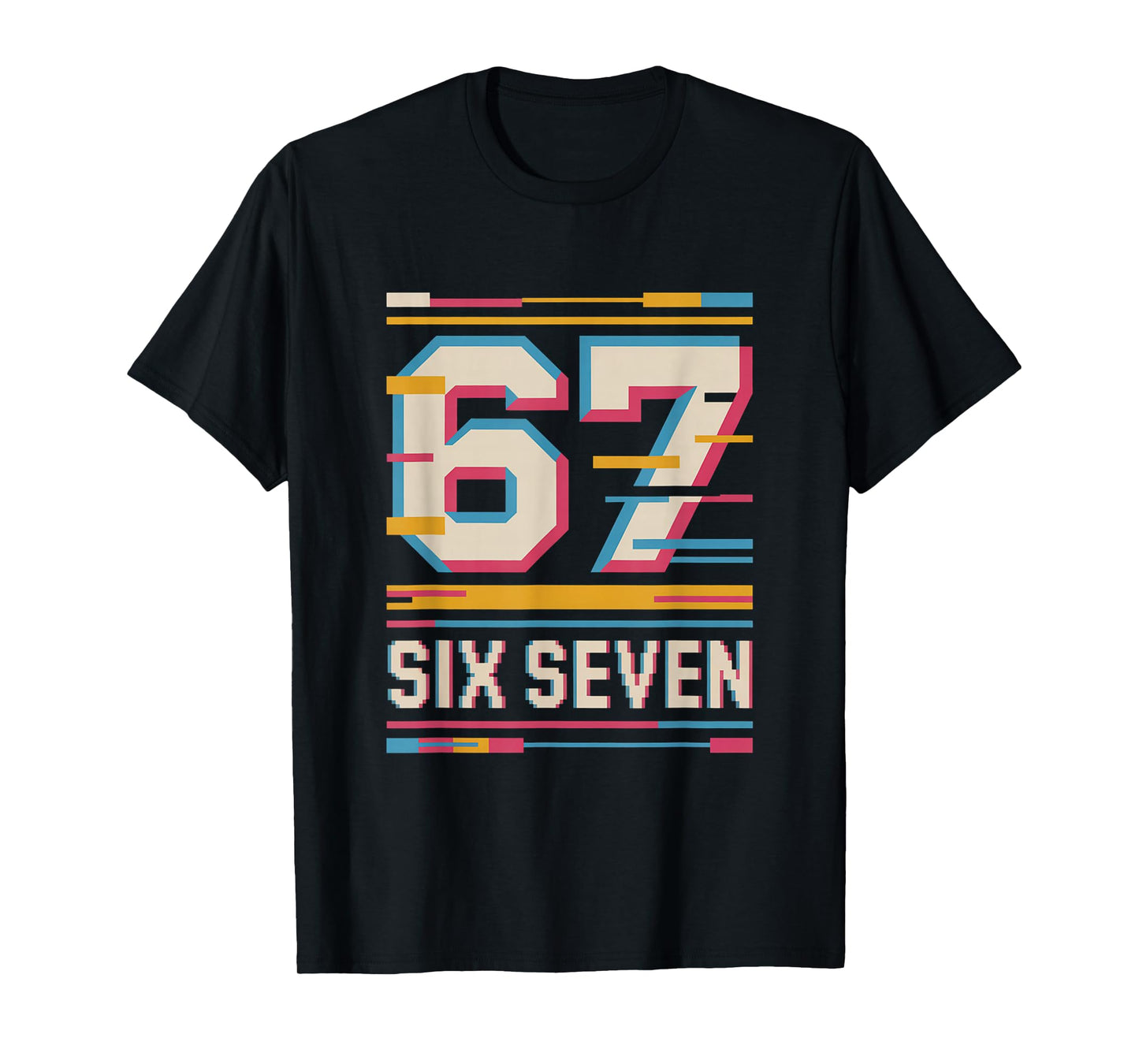 Funny Six Seven 6 7 Meme T-Shirt