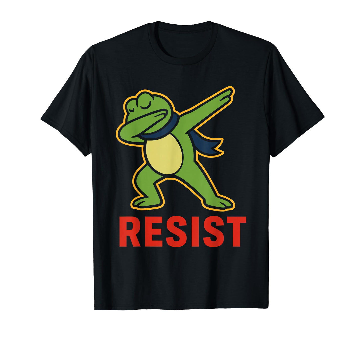 Vintage Dabbing Frog Resist Portland Frog Protest Men Women T-Shirt