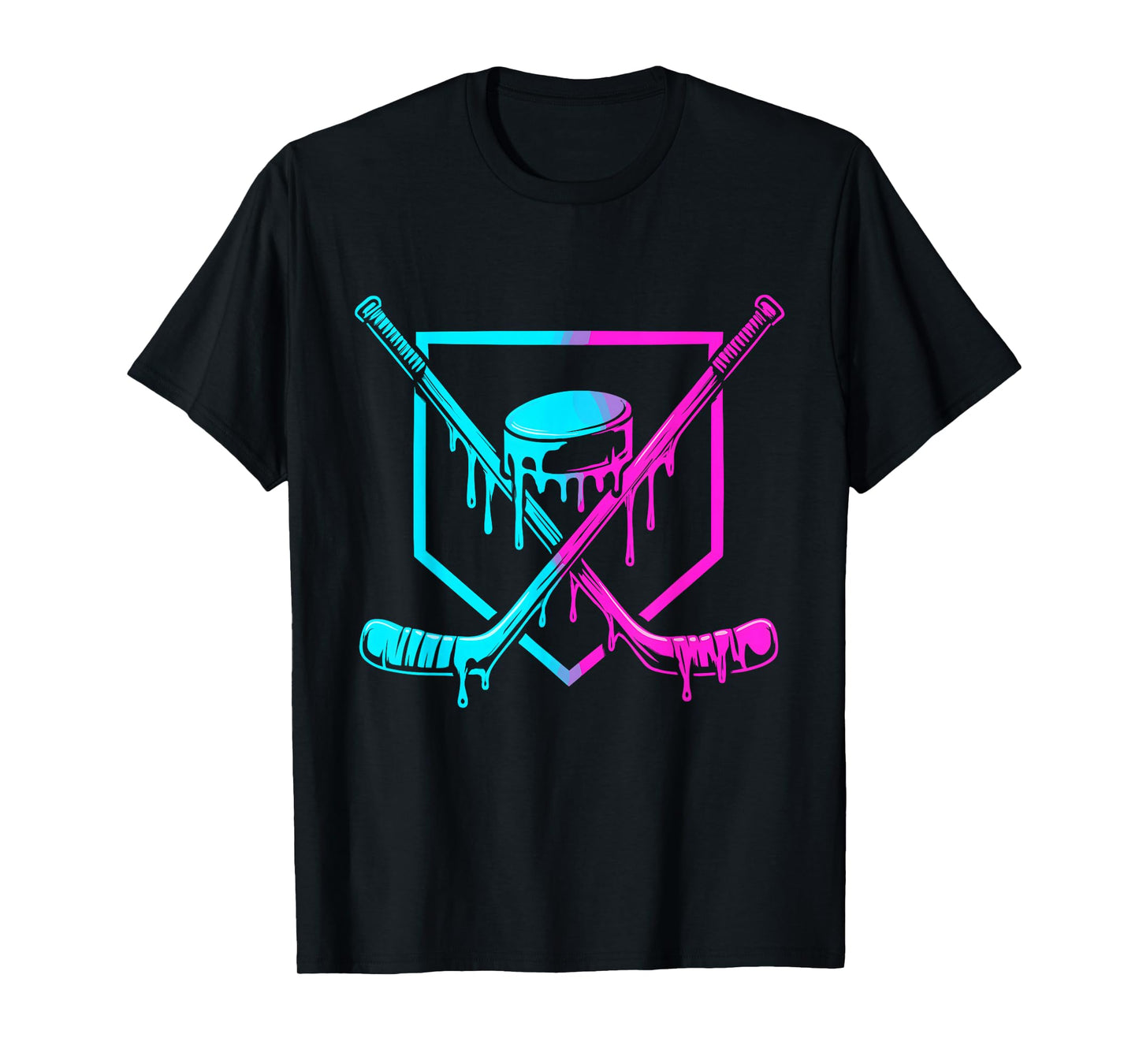 Hockey Drip for Boys Ice Cream Drip Youth Boys Hockey Kids T-Shirt