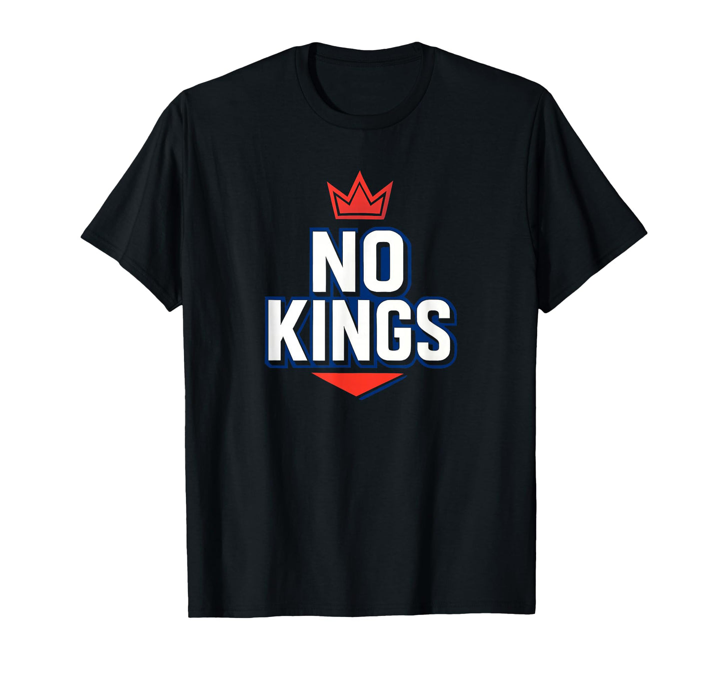 Minimalist Design Freedom Statement. No Kings in USA T-Shirt