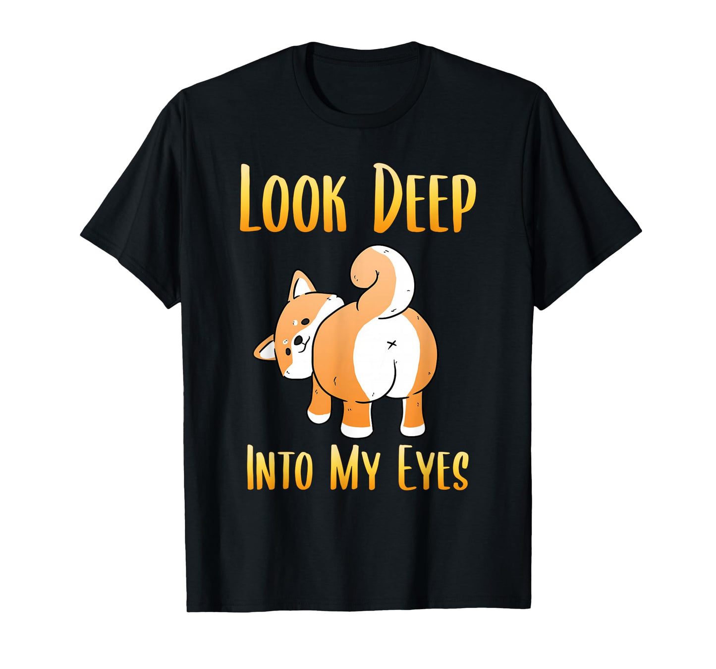 Shiba Inu Dog Look Deep Into My Eyes Japan T-Shirt