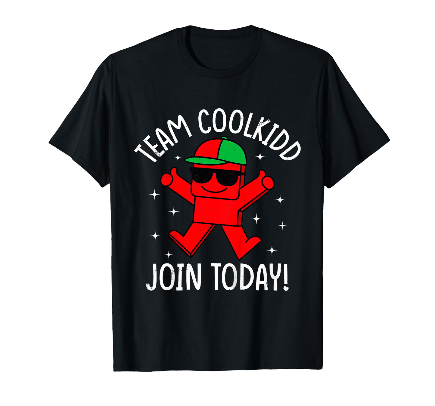 Kids Funny Team Coolkid Quote Trendy Youth Squad Design T-Shirt