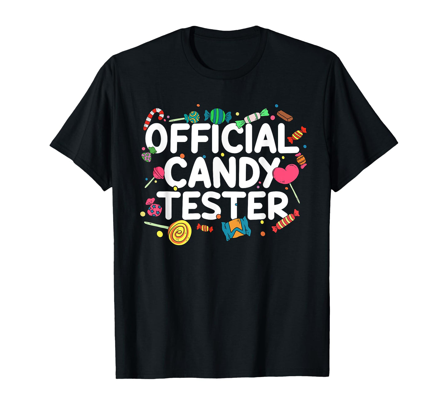 Cool Candy Art Men Women Kids Lollipop Candy Bar Halloween T-Shirt