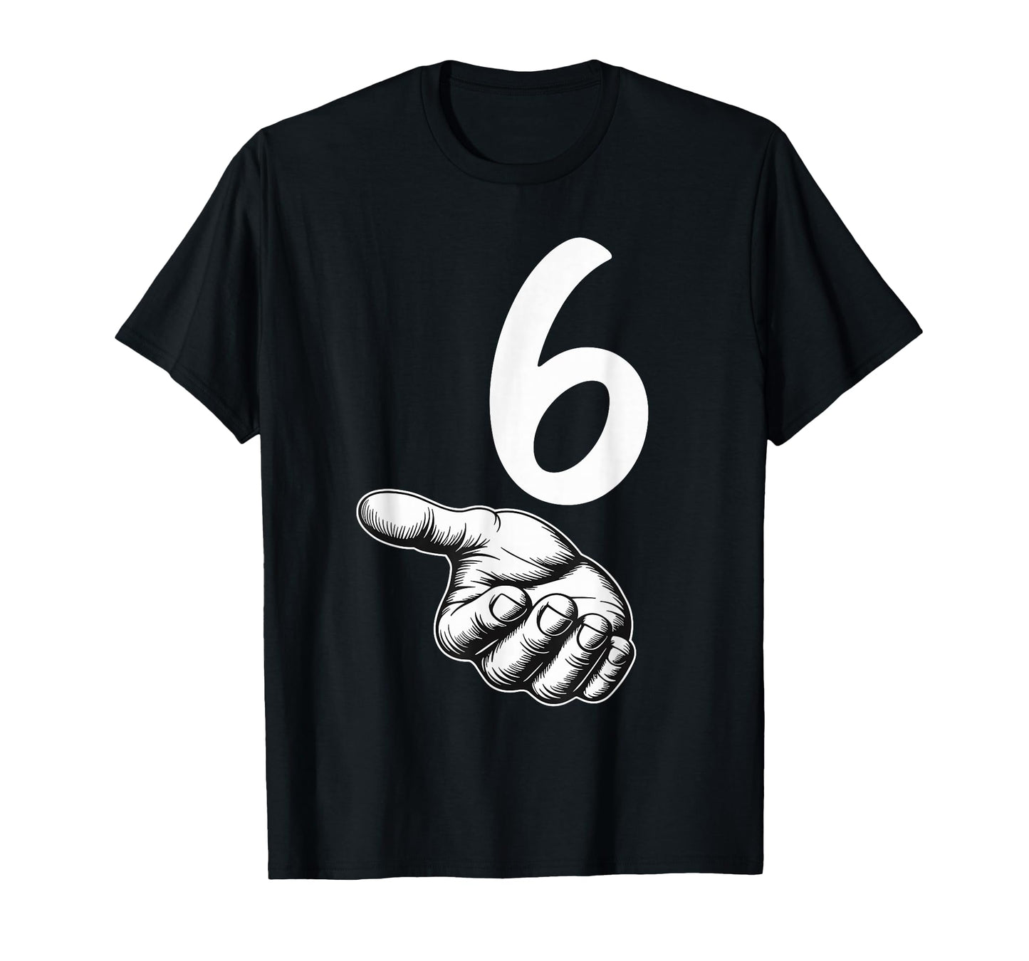 Number 6 Matching Duo 67 Meme Gen Alpha Slang Halloween T-Shirt