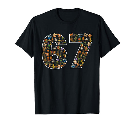 67 Six Seven Italian Brainrot Gen Alpha Meme T-Shirt