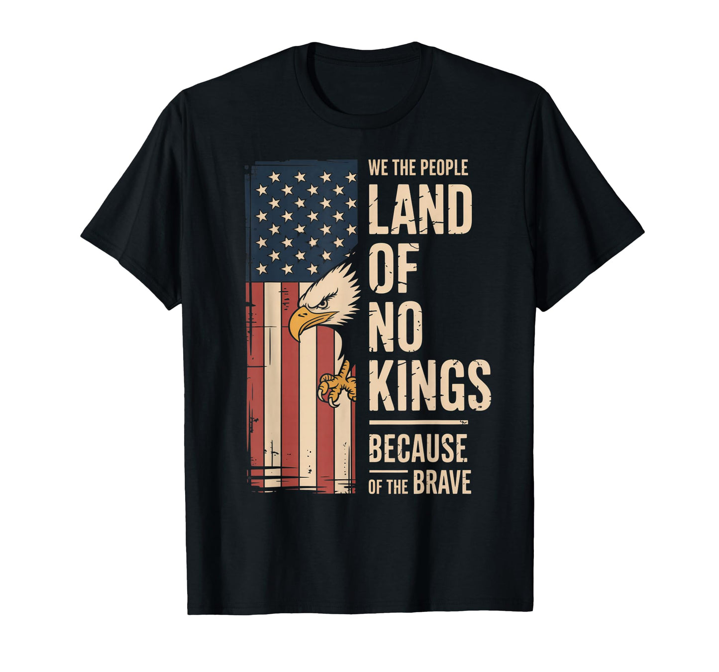 Land of No Kings Because of The Brave No Kings Day T-Shirt