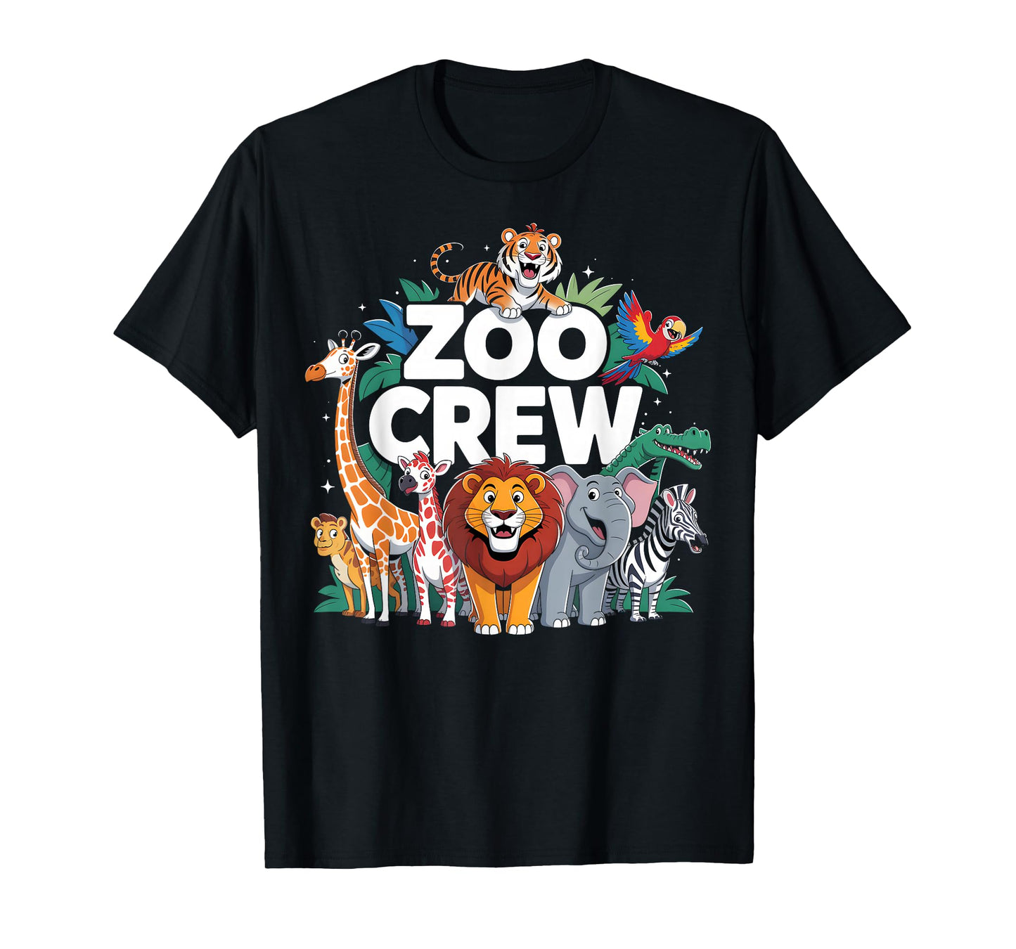Zoo Crew Jungle Animal Lover Safari Wildlife Zoo Keeper T-Shirt