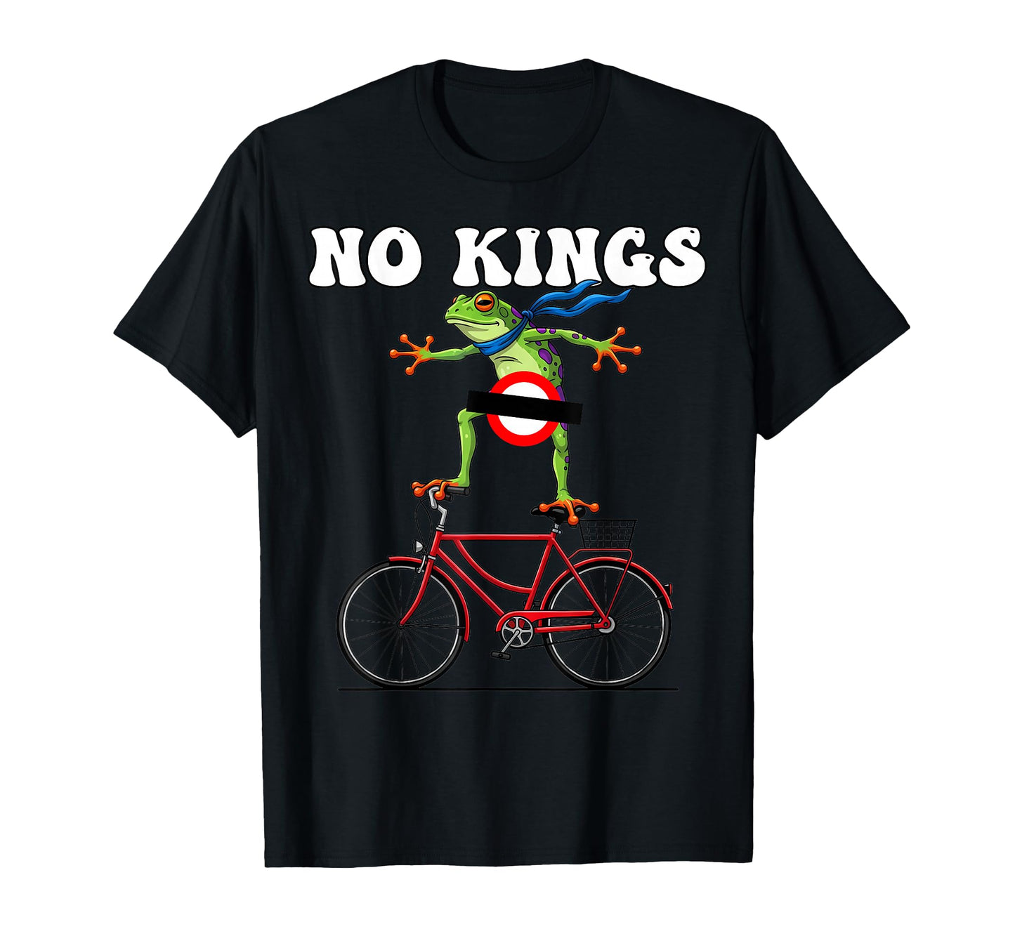 No Kings in Portland Frog Naked Bike Ride Activists Group T-Shirt