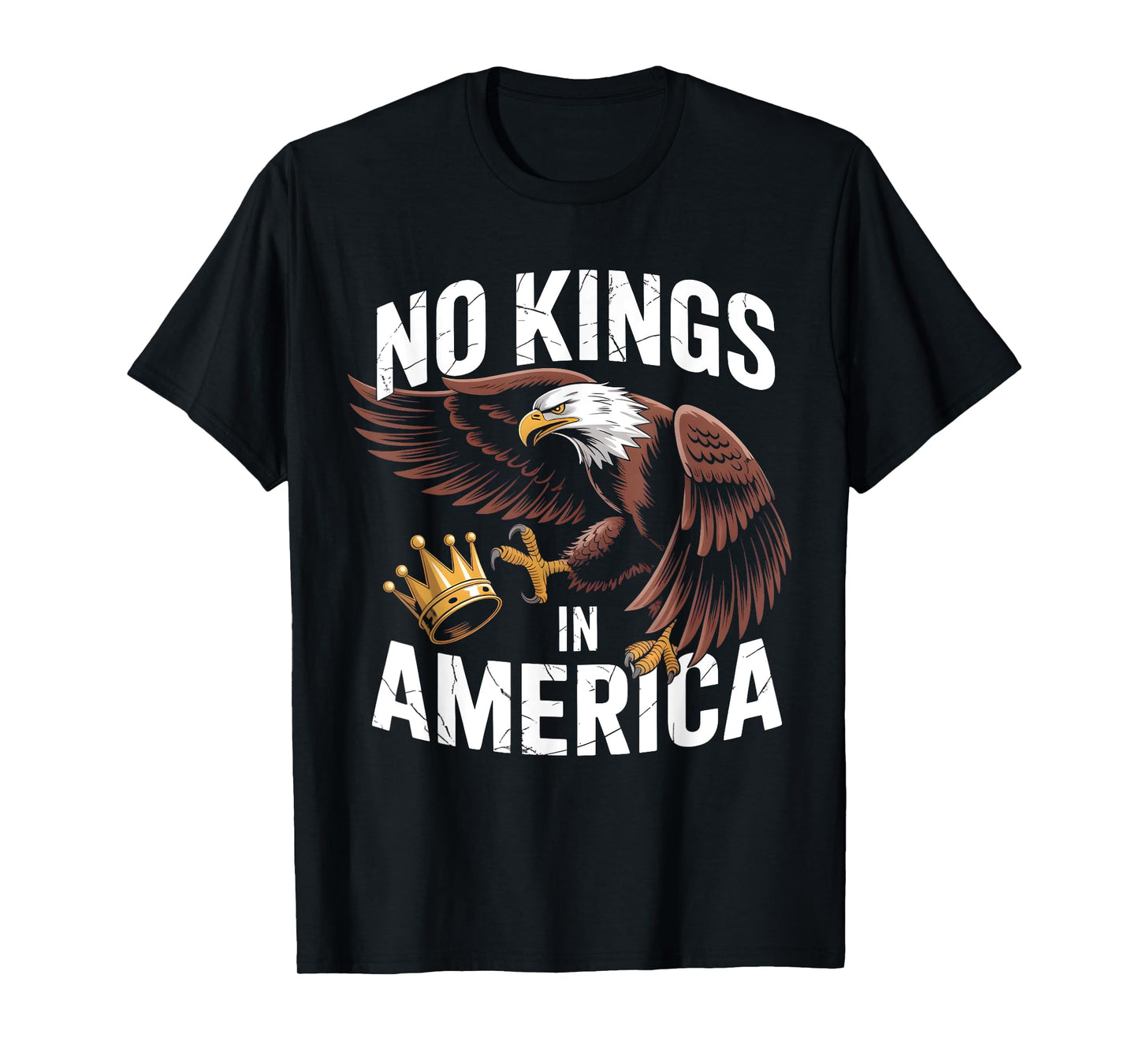 No Kings In America Eagle We The people No Kings In America T-Shirt