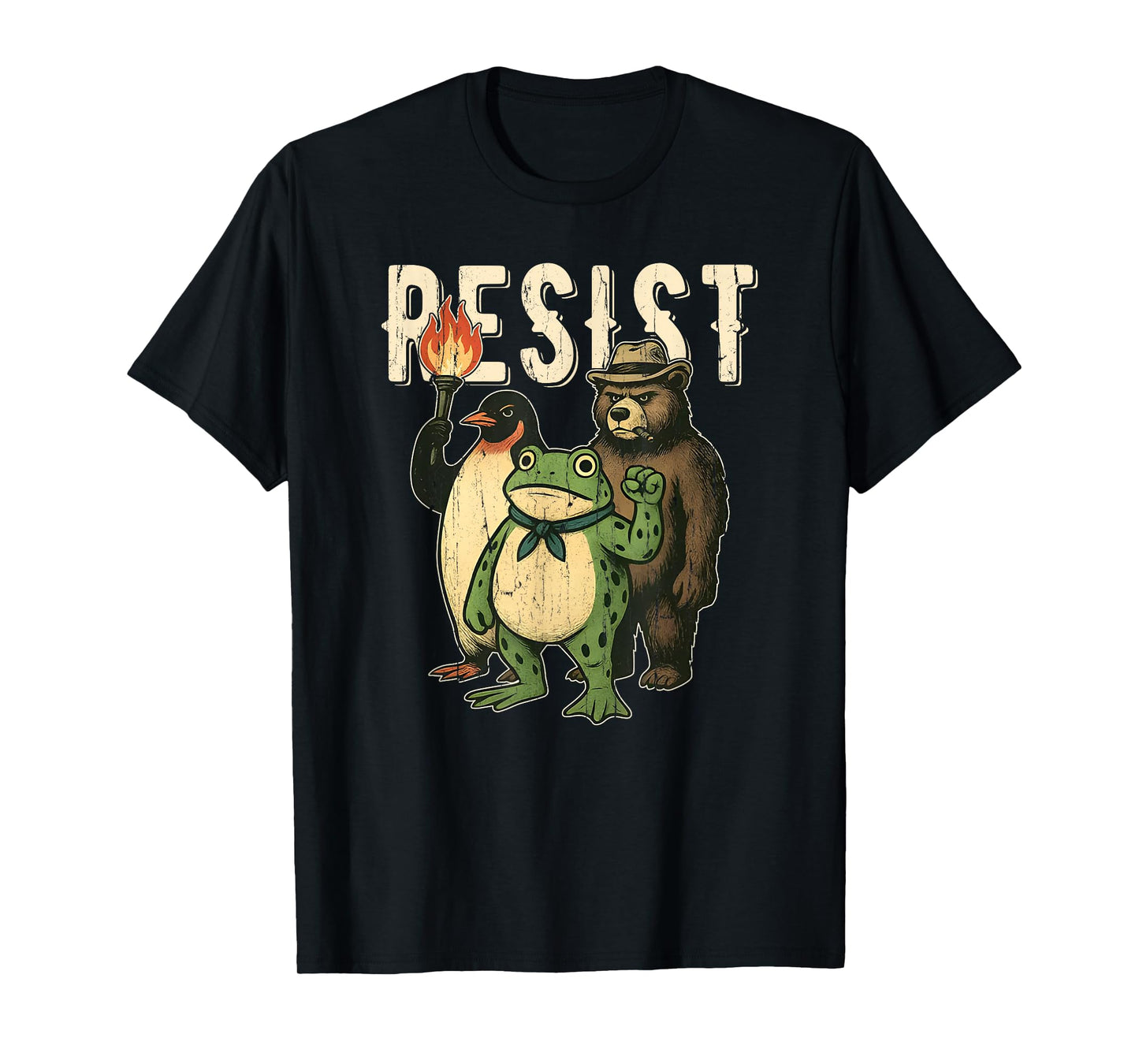 Resist Frog and Friends, Social Justice T-Shirt