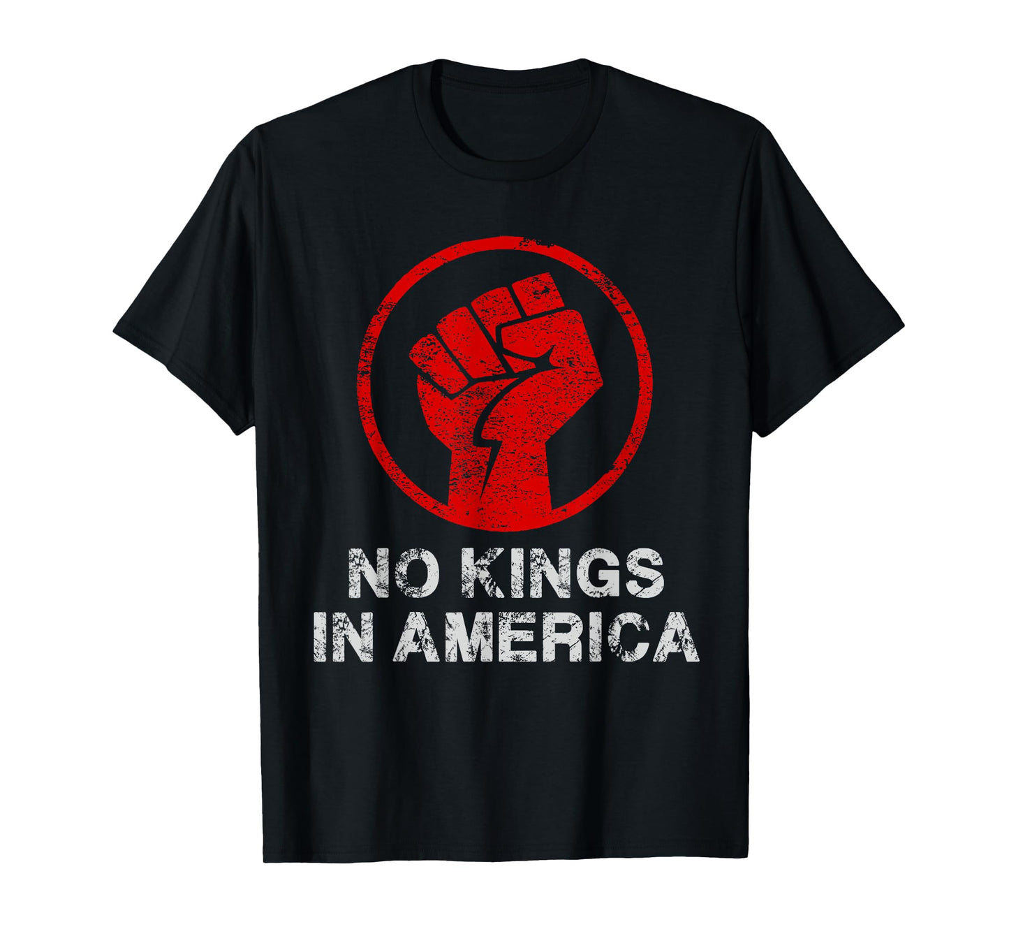 No Kings In America Since 1776 Resist 8647 US Flag Men Women T-Shirt
