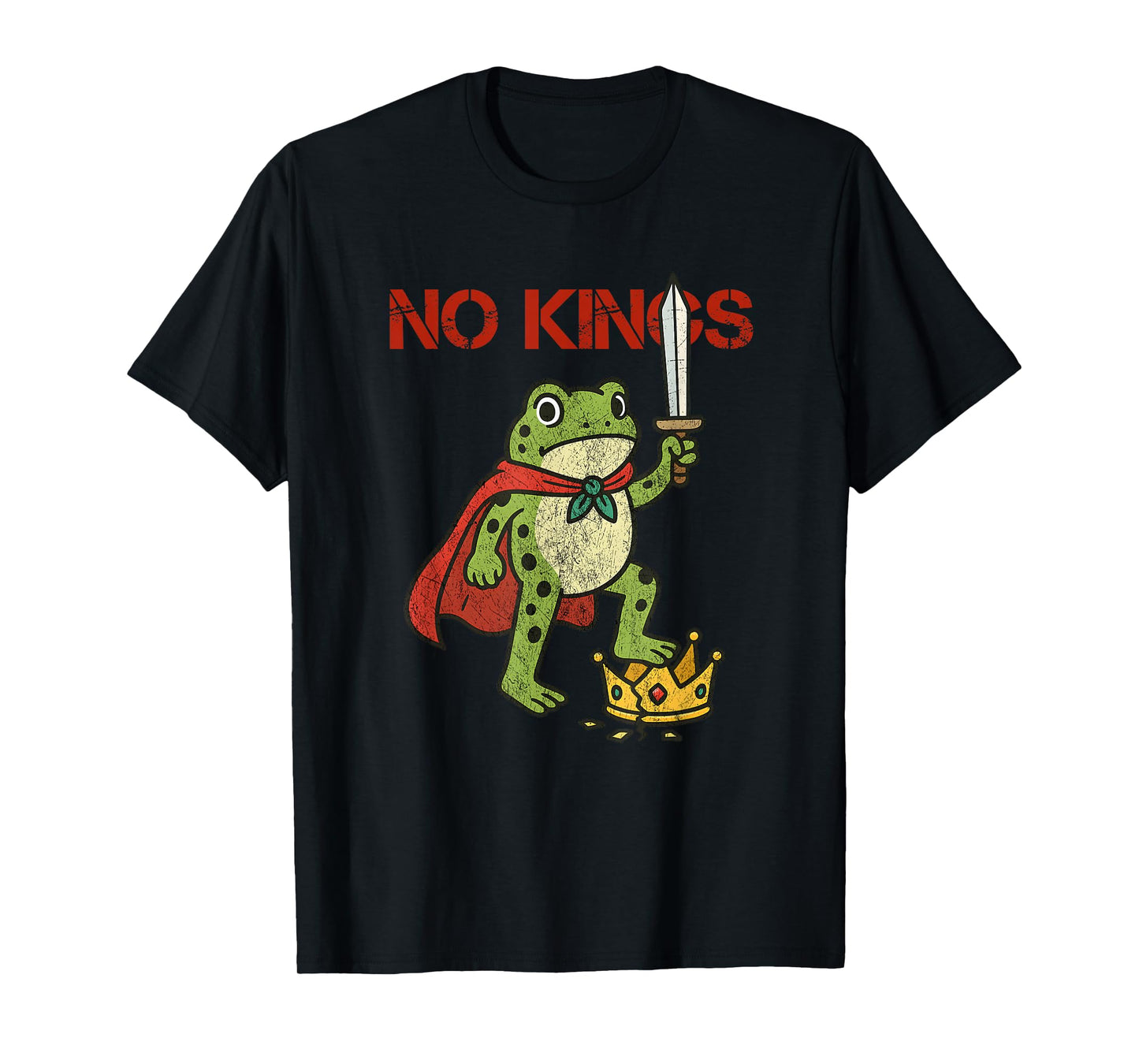 No Kings Men Women Portland Frog Protest T-Shirt