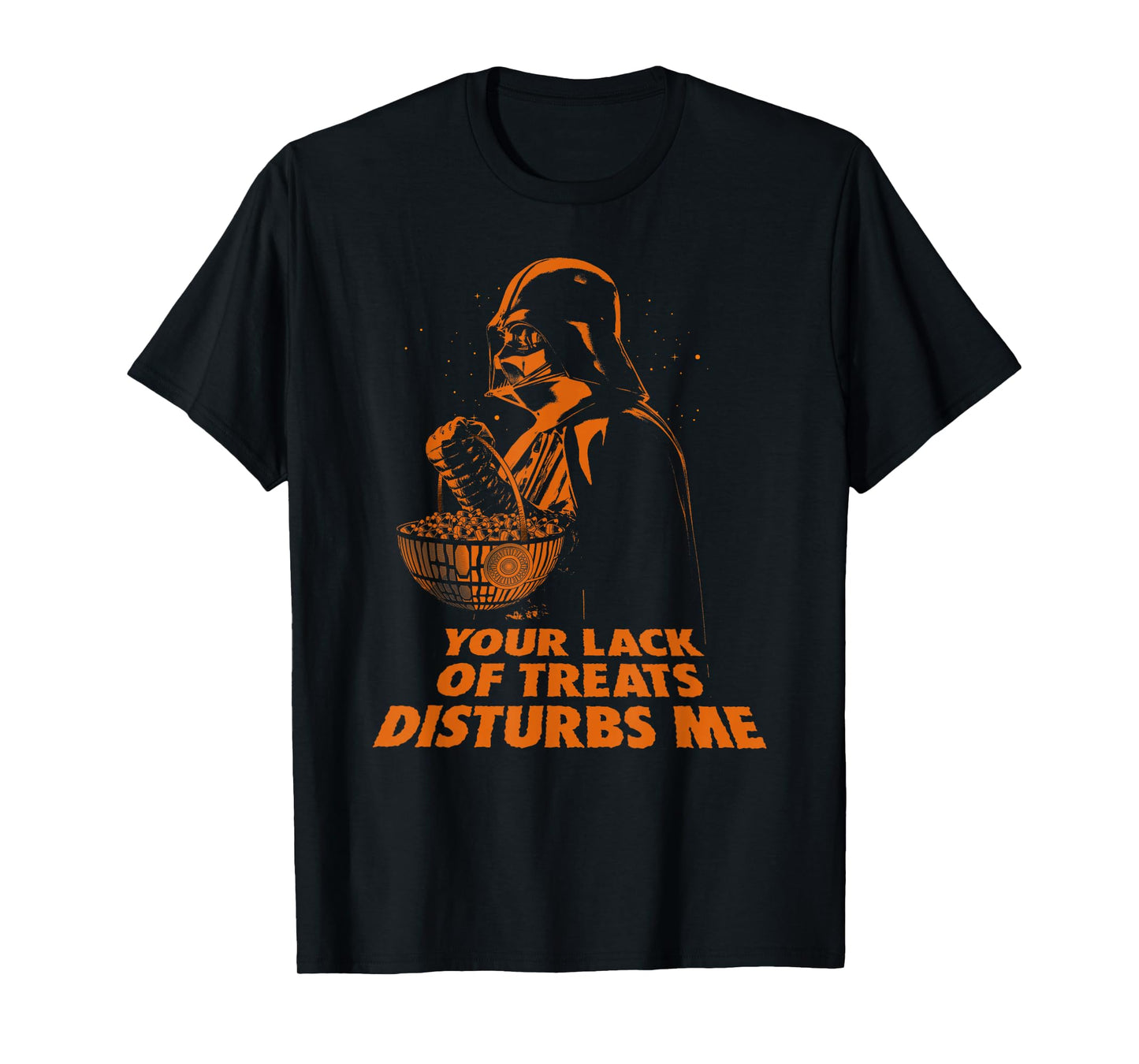 Star Wars Halloween Darth Vader Your Lack Of Treats Disturbs T-Shirt