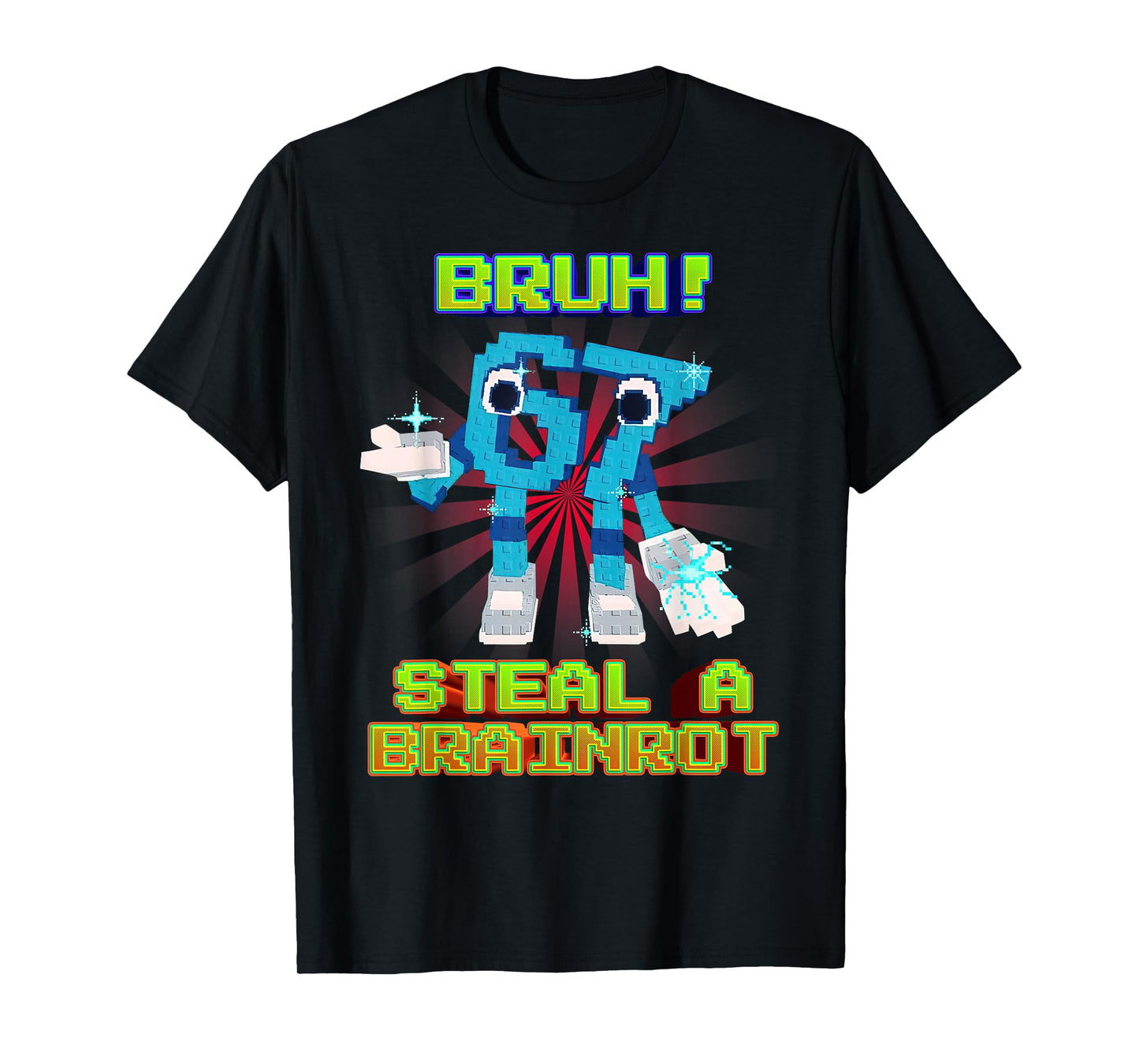 Bruh 67 Six Seven 6-7 Funny Brainrot Meme for Kids Teens T-Shirt