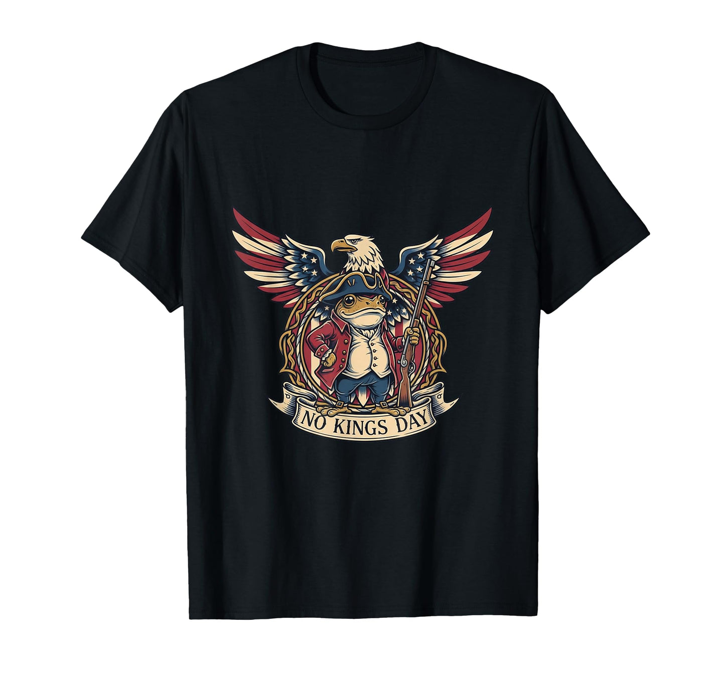No Kings Day Portland Shirt Frog Protest T-Shirt