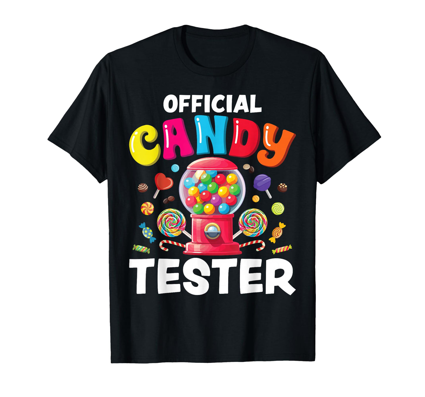 Official Candy Tester Sweets Halloween Funny T-Shirt