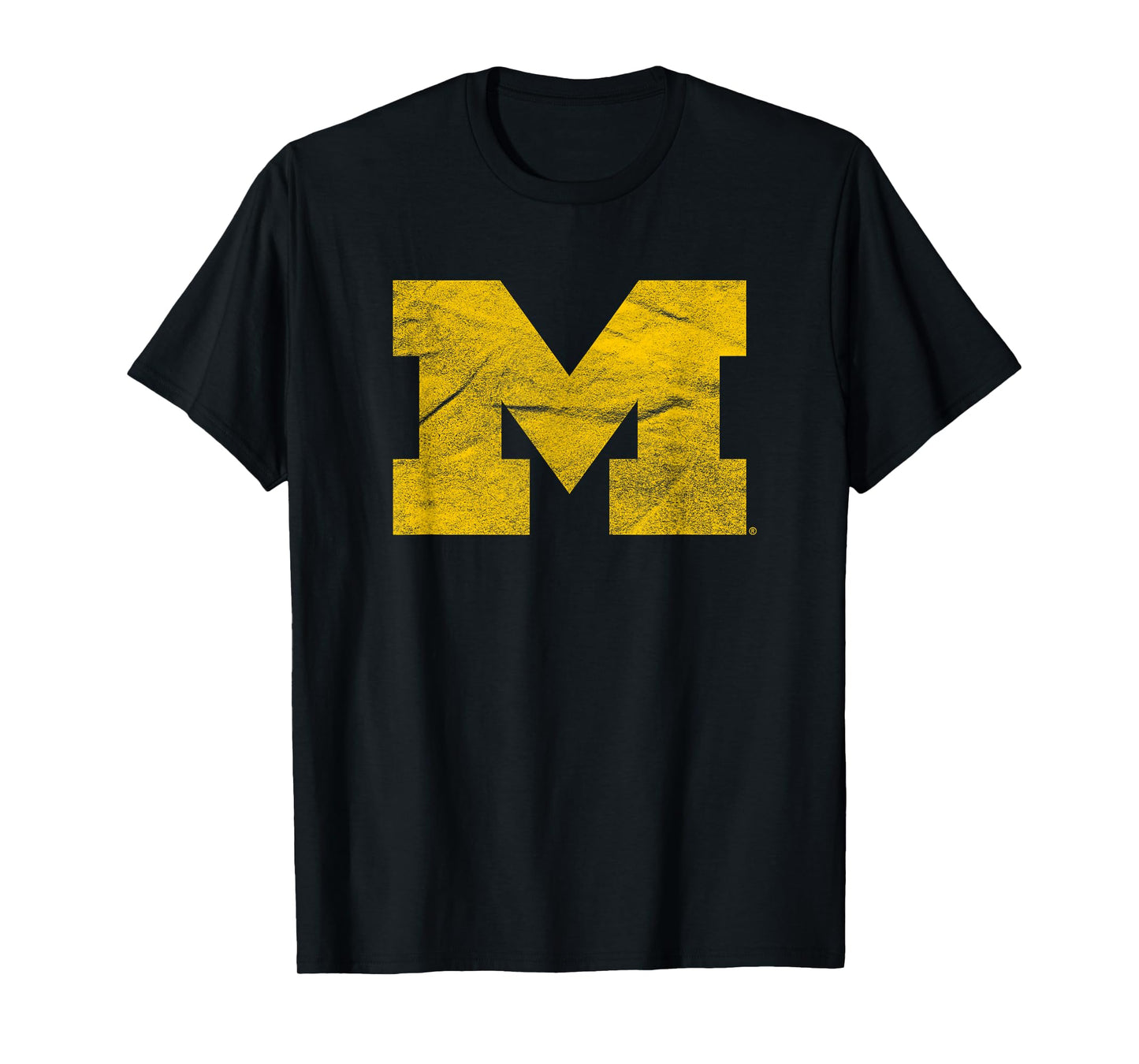University of Michigan Wolverines U of M Distressed Primary T-Shirt