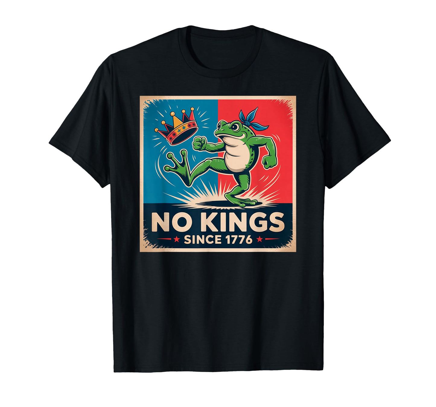 Frog No Kings Shirt Men Women No Kings Since 1776 T-Shirt