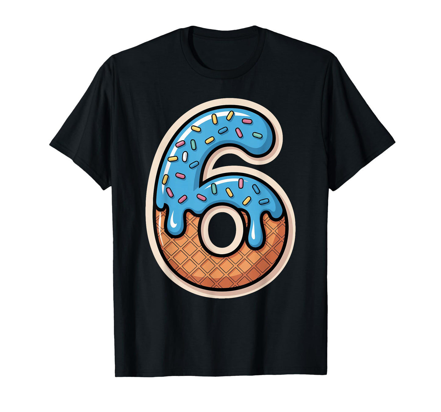 67 Halloween Costume Duo Matching Number 6 and 7 Ice Cream T-Shirt