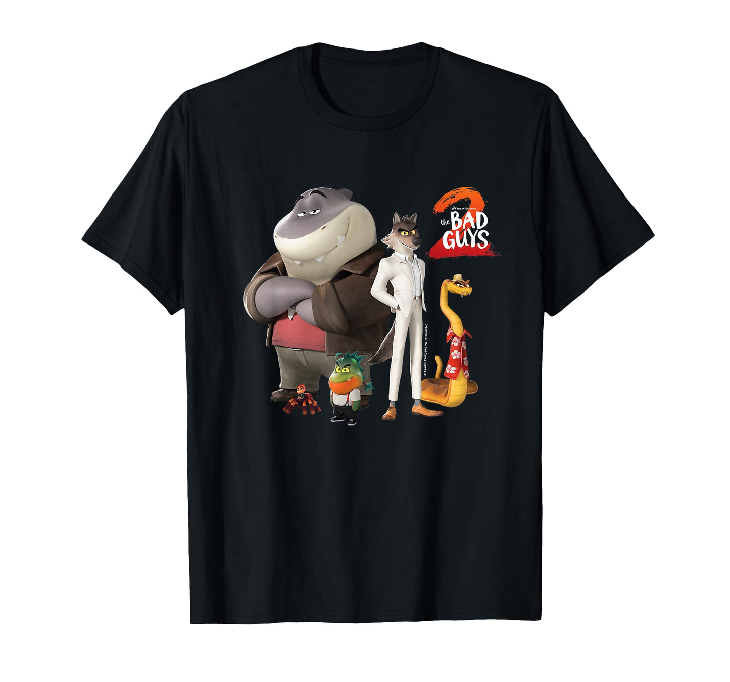 DreamWorks The Bad Guys 2 The Original Bad Guys T-Shirt