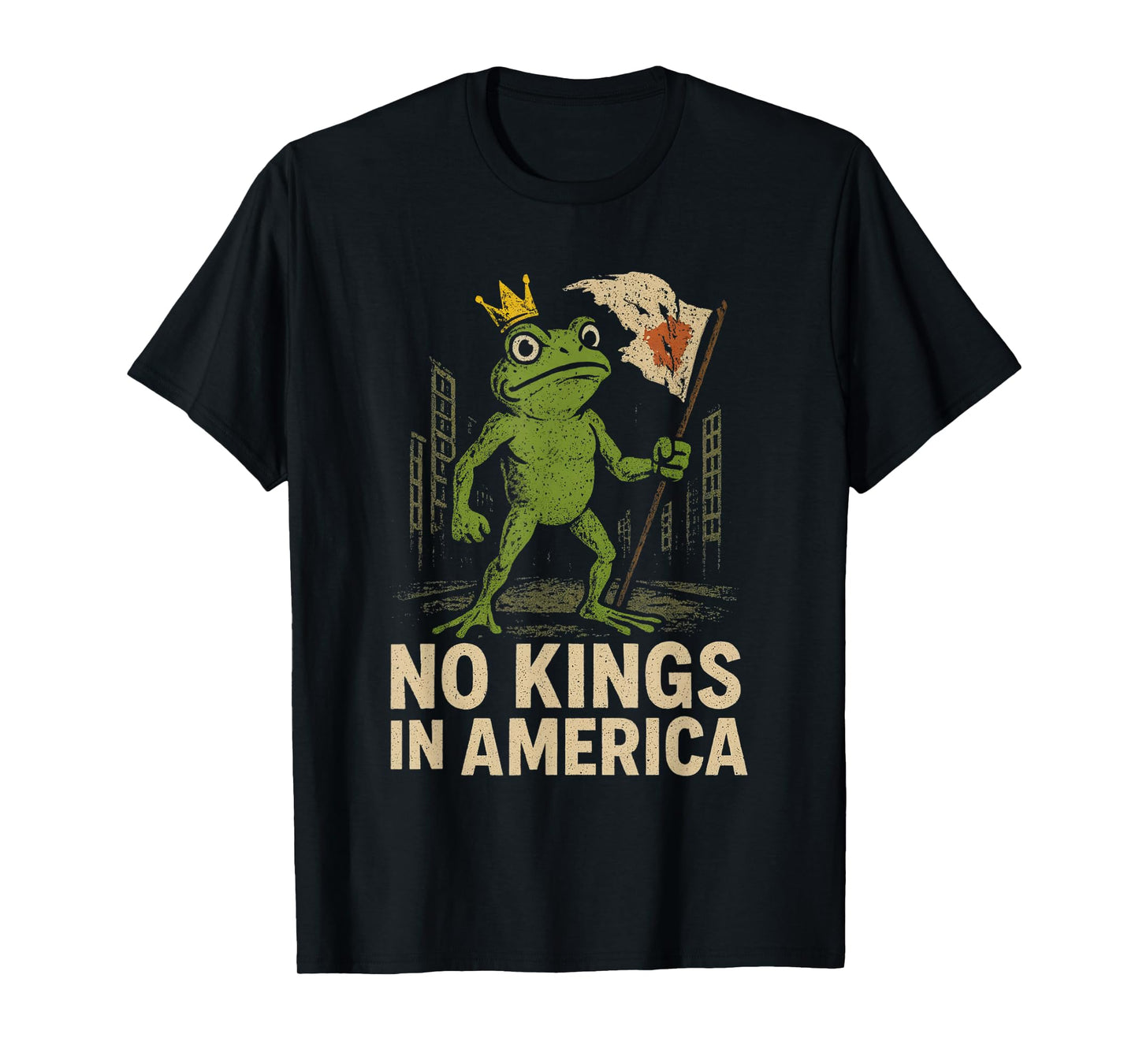 Frog No Kings Shirt Men Women No Kings in America T-Shirt
