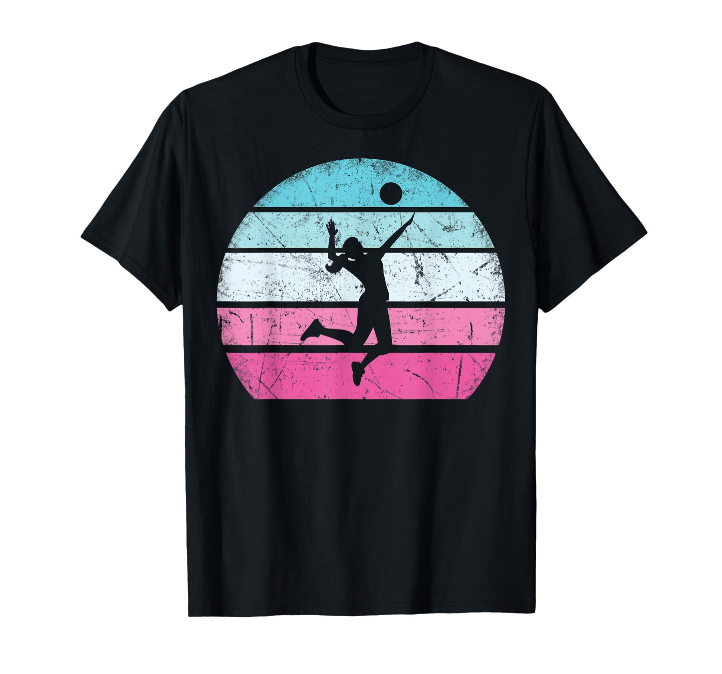 Volleyball Girl Retro Vintage T-Shirt