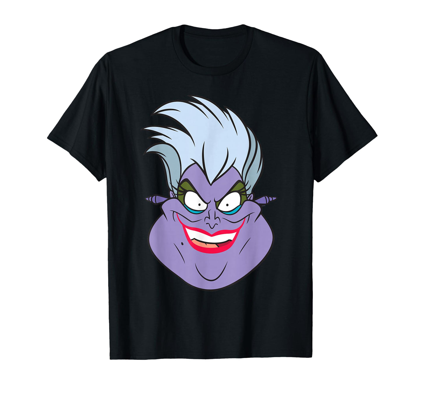 Disney Villains Ursula The Little Mermaid Big Face Costume T-Shirt