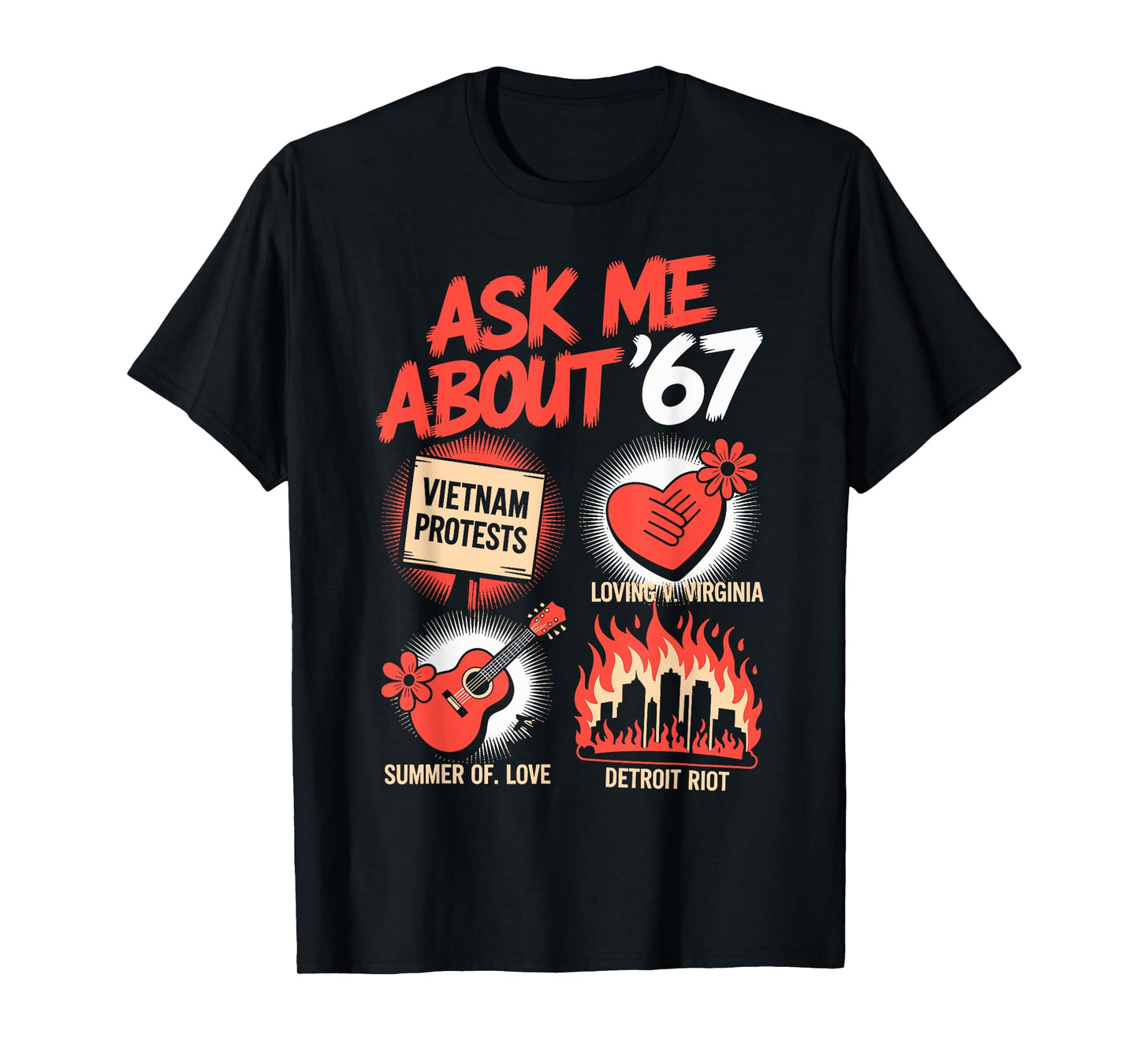 Funny 67 History Teacher Teacher 6 7 Funny Overuse '67 T-Shirt