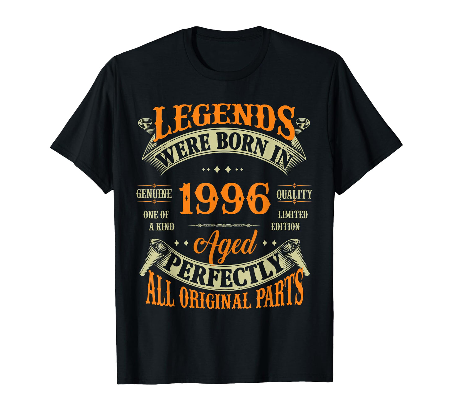 Vintage Legend Born In 1996 29th Birthday Tee 29 Years Old T-Shirt