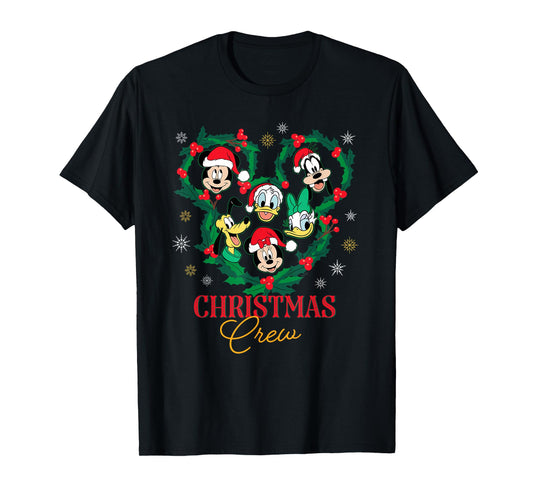 Disney Mickey & Friends Christmas Crew Family Holiday Trip T-Shirt