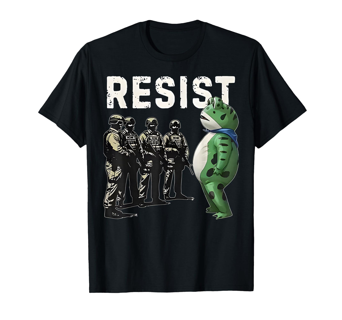 Frogs Resist - Portland Frog Protest T-Shirt