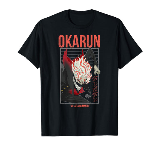 Dan Da Dan What a Bummer Okarun with Kanji Anime T-Shirt