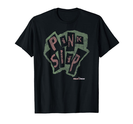 Disney Freaky Friday Pink Slip Rock Band Vintage Logo T-Shirt