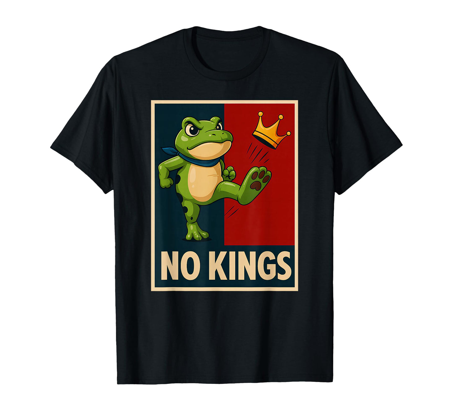 No Kings Shirt Men Women Portland Frog Protest T-Shirt
