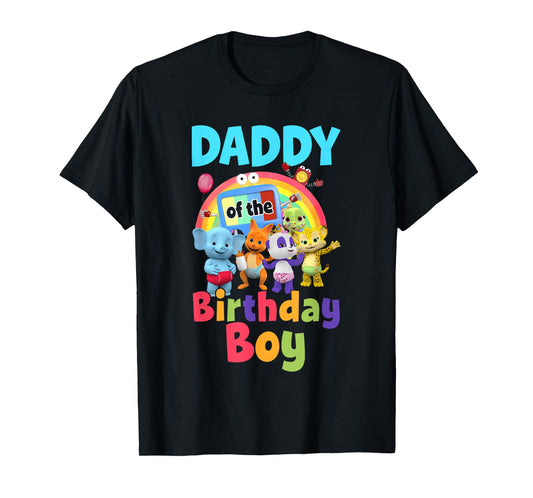Dad And Mom Daddy Of The Birthday Boy Family Party Decor T-Shirt