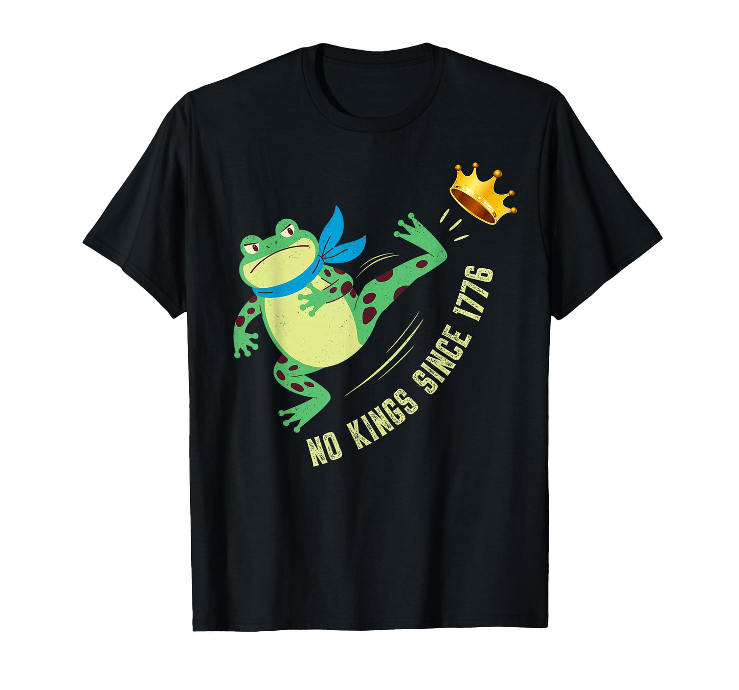 Frog Protest No Kings in America Frogs for Democracy T-Shirt