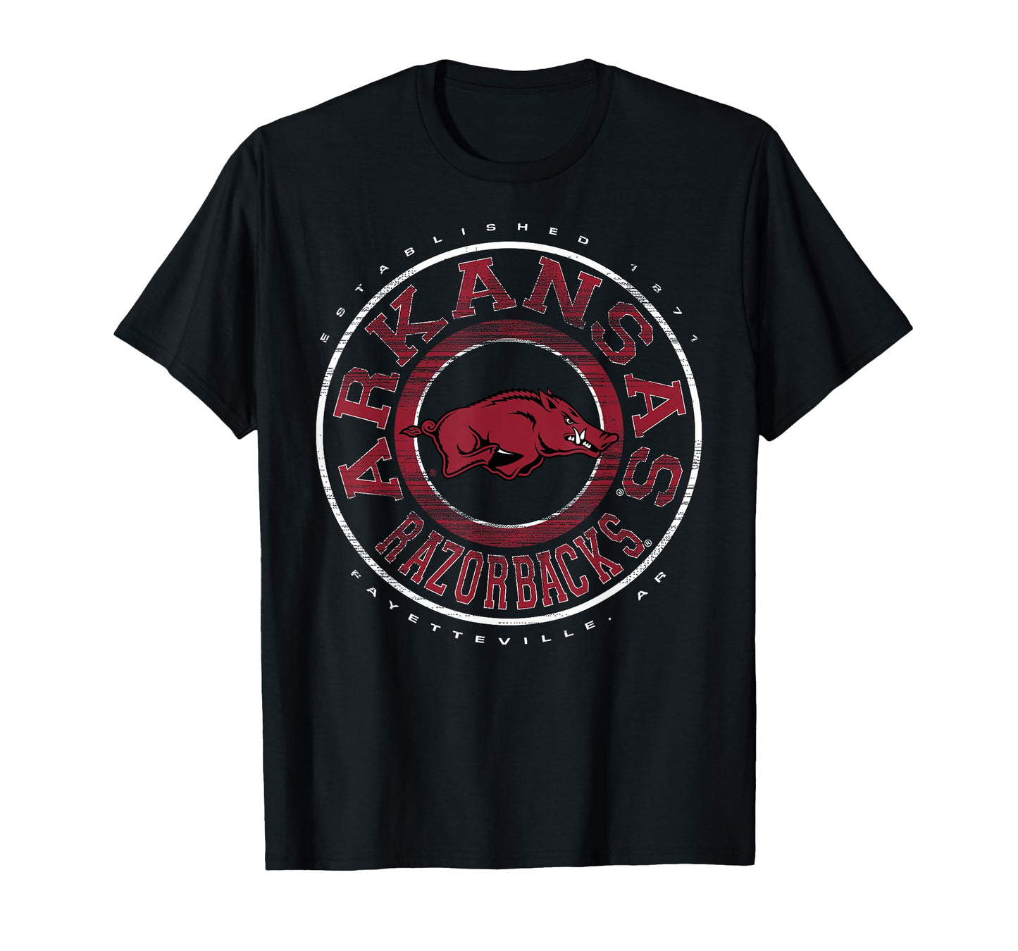 Arkansas Razorbacks Showtime Black Officially Licensed T-Shirt