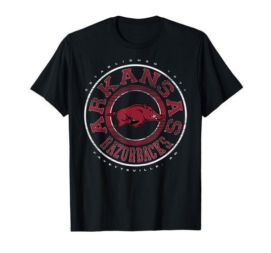 Arkansas Razorbacks Showtime Black Officially Licensed T-Shirt