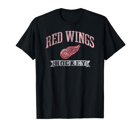 Detroit Red Wings Vintage Hockey Officially Licensed T-Shirt