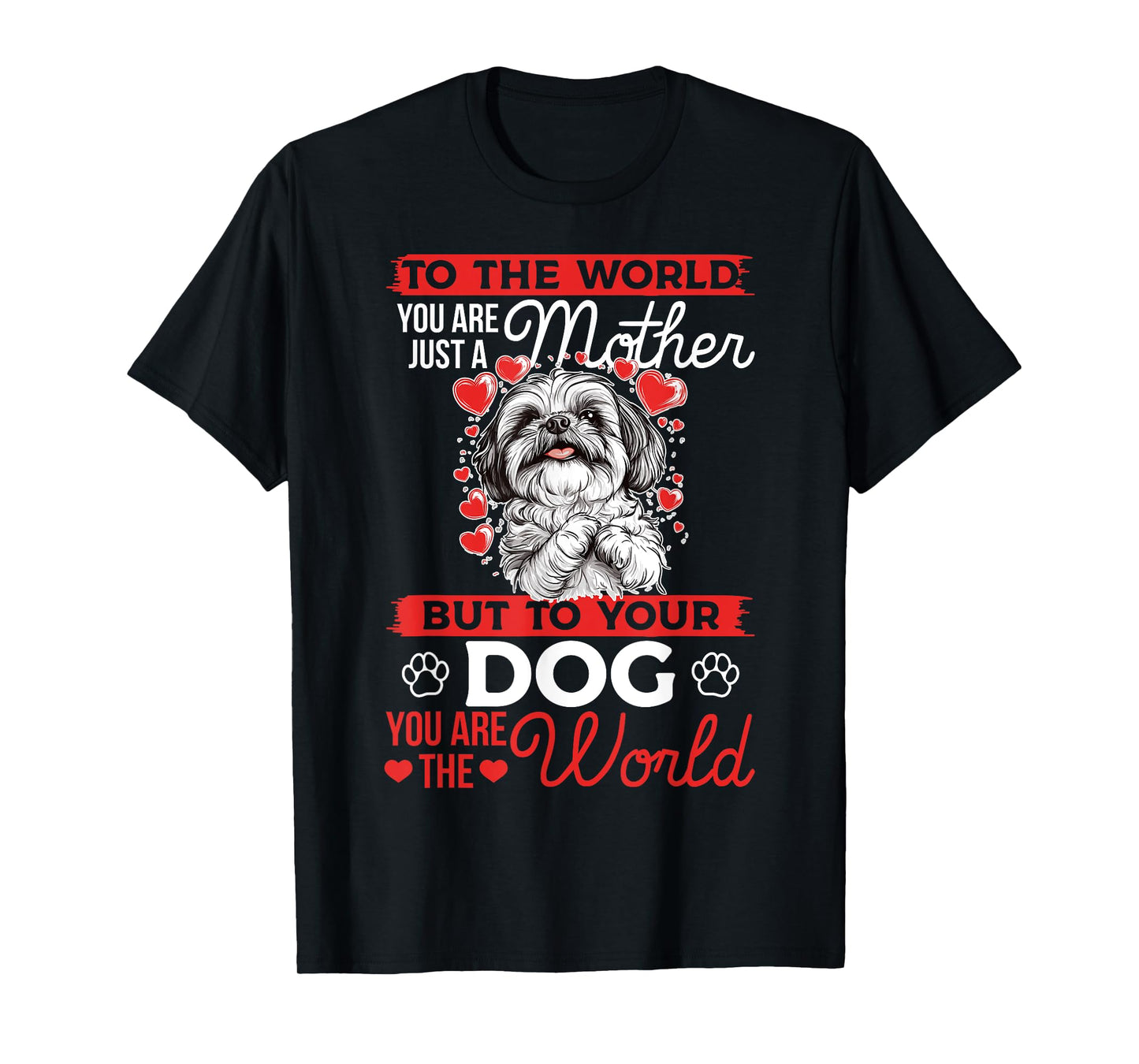 Shih Tzu Dog Owner T-Shirt for Men Women Kids