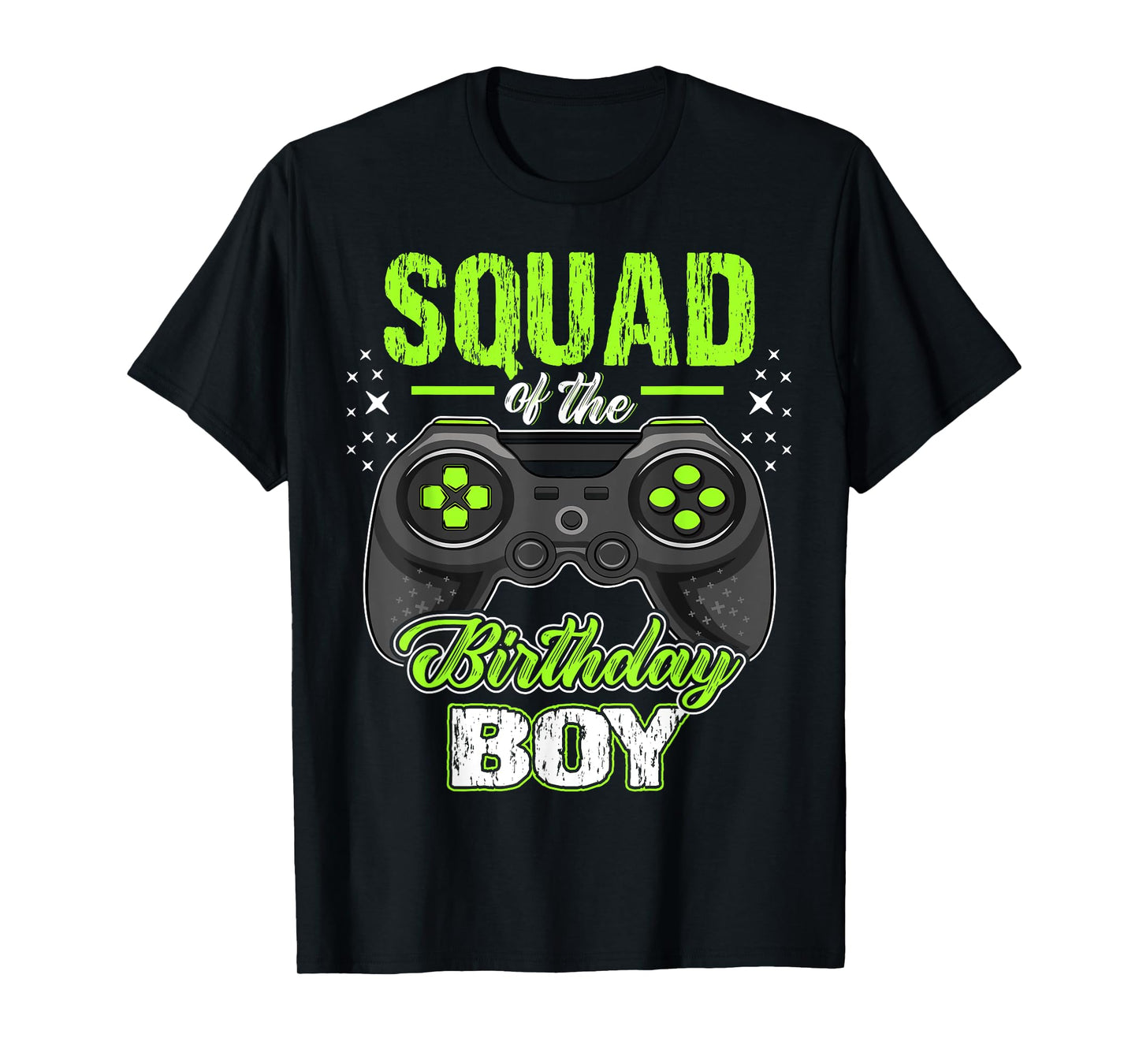 Squad of the Birthday Boy Matching Video Gamer Birthday T-Shirt