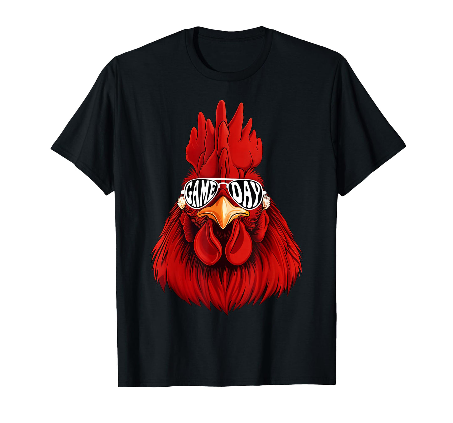 Vintage Rooster Wearing Sunglasses Retro Graphic Tee Rooster T-Shirt