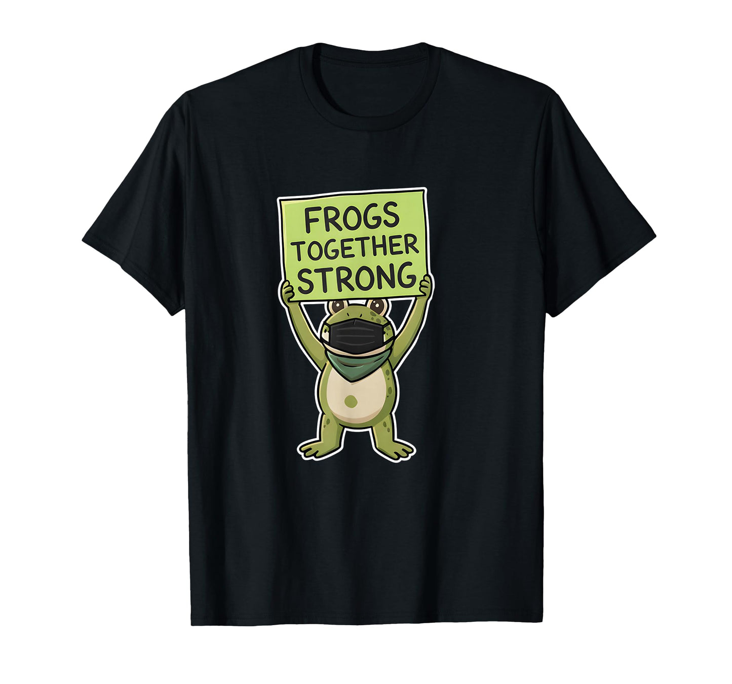 Retro Portland FrogTogether Strong Design T-Shirt