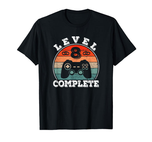 8 Years Marriage Anniversary 8 Year Married Level 8 Complete T-Shirt