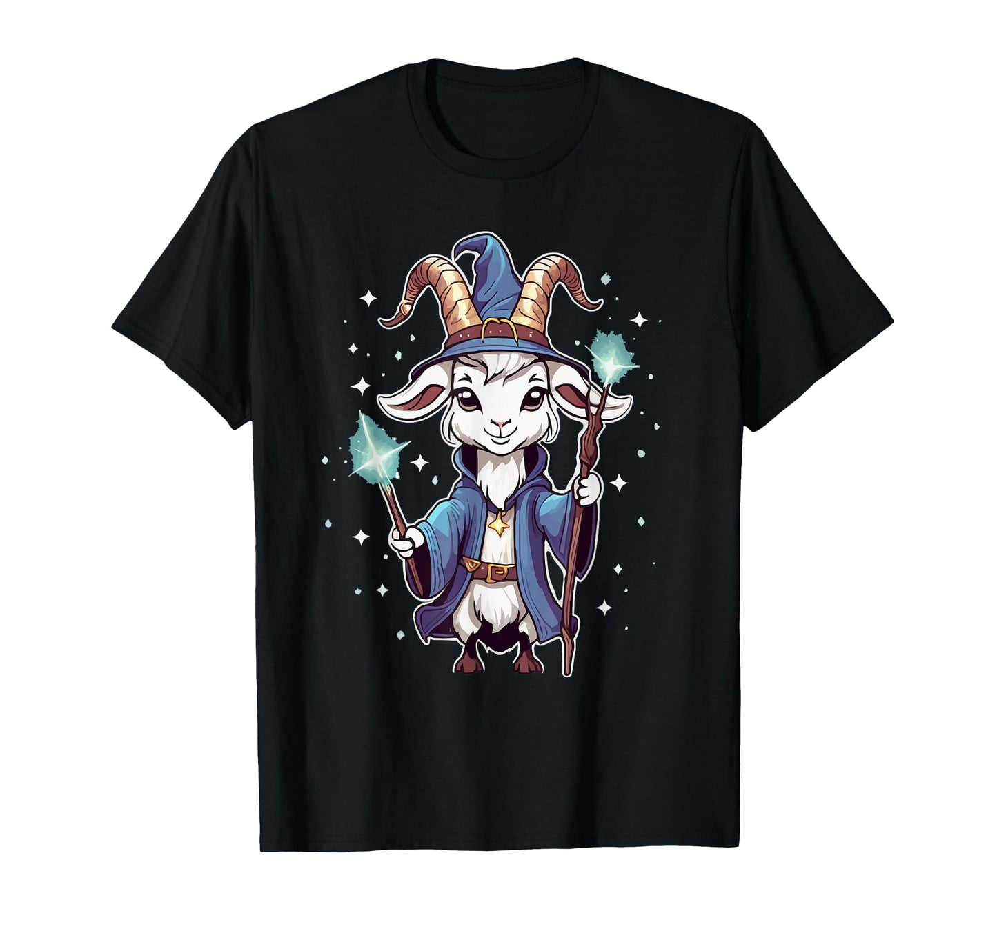 Mystic Magic Wizard Goat Games T-Shirt