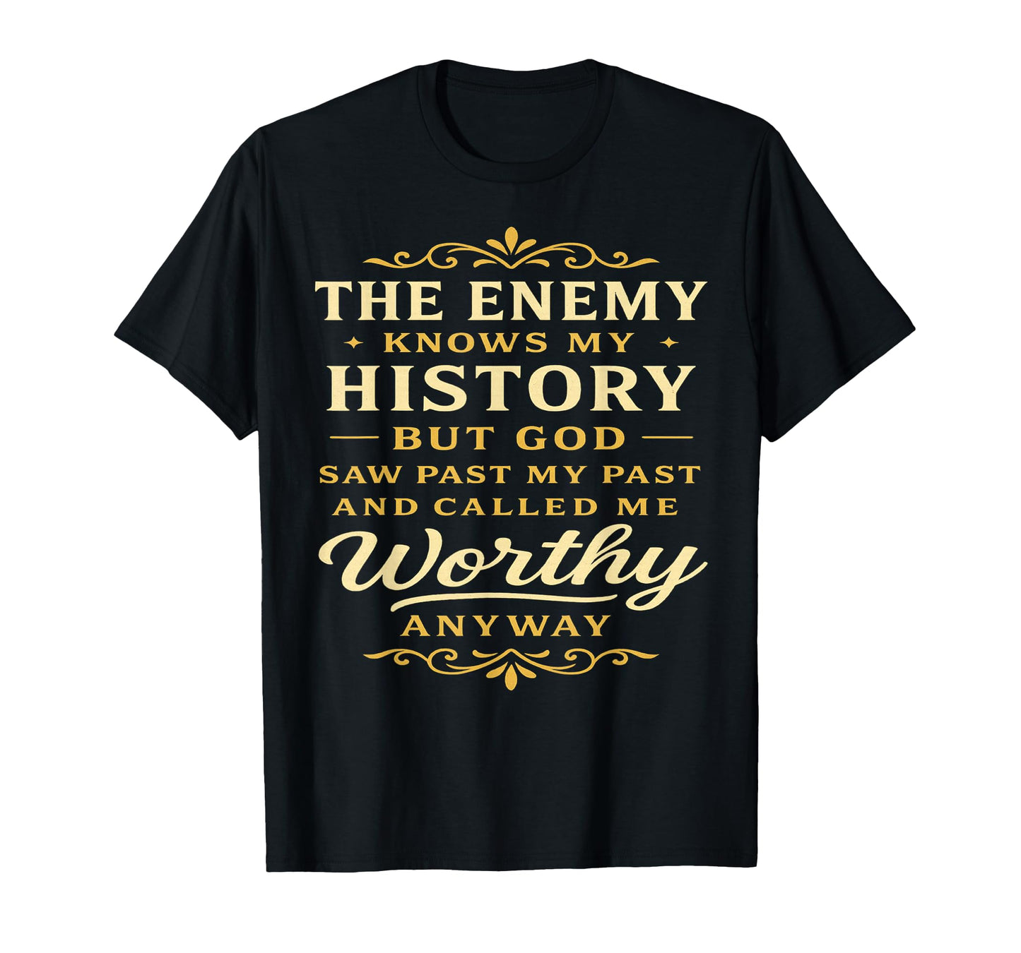 Inspirational Christian Religious Faith Based God Themed T-Shirt